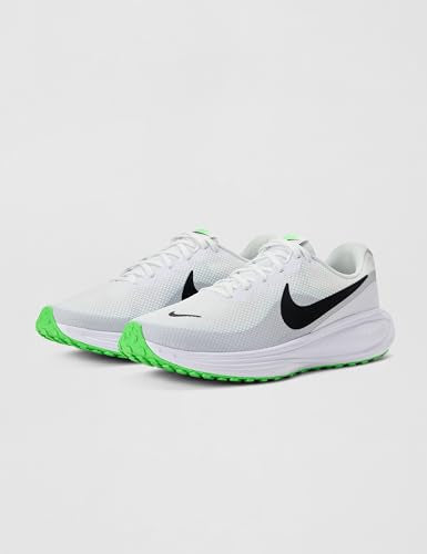 Nike Men's Revolution 8 Road Running Shoes, White/Black-Pure Platinum-Glacier Blue, 9