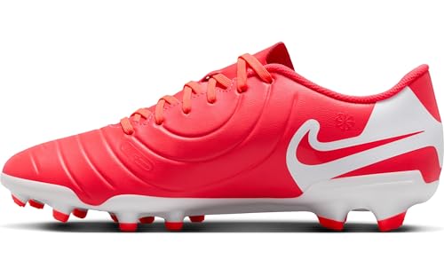 NIKE Tiempo Legend 10 Club MG SneakerUnisex – Adult, Hot Lava White, 11.5 US