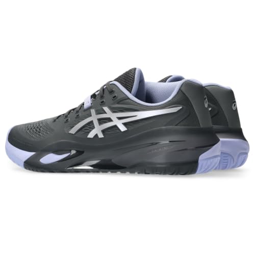 Asics Gel-Resolution X Tennis Shoes for Men, Graphite Grey/Pure Silver, 9