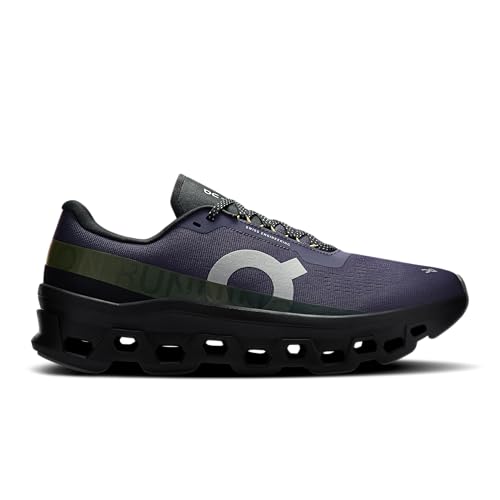 On Men's Cloudmonster 1 Sneakers, Flint/Black, 11 Medium US