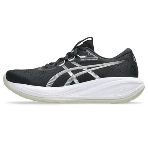 ASICS Men's Gel-Cumulus 28 Running Shoes, 7, Black/White