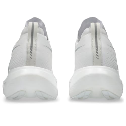 ASICS Unisex MEGABLAST Running Shoes, 5M / 6.5W, White/Piedmont Grey
