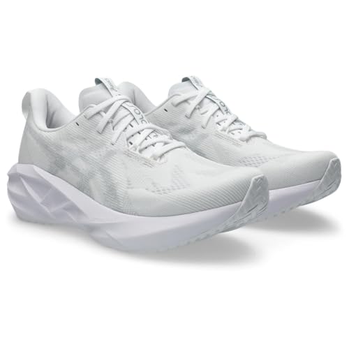 Asics NOVABLAST 5 mens Sneaker, WHITE/PIEDMONT GREY, 8.5