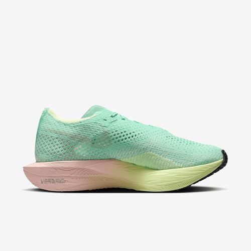 Nike Vaporfly 3 Women's Road Racing Shoes (HQ3505-379, Shown: Mint Foam/Sunset Tint/Barely Volt/Sail) Size 9