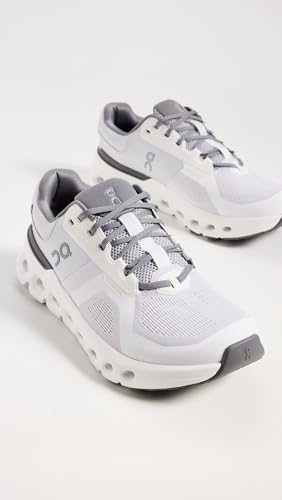 On Men's Cloudrunner 2 Sneakers, Frost | White, 9 Medium US
