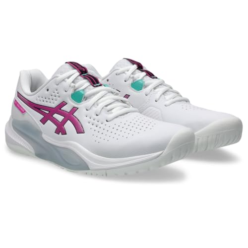 ASICS Men's Gel-Challenger 15 Tennis Shoes, 10, White/Digital Sakura