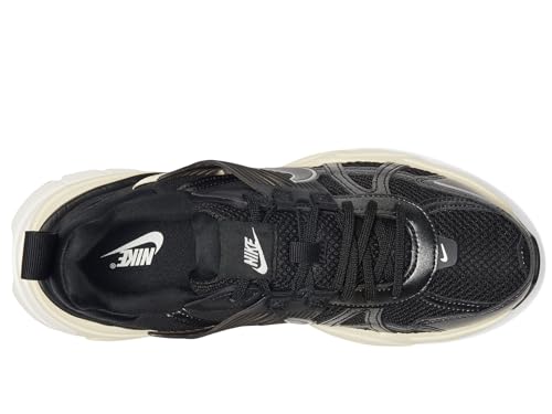 Nike Women's V2K Run Black/Black/Metallic Silver/Muslin 10 Medium