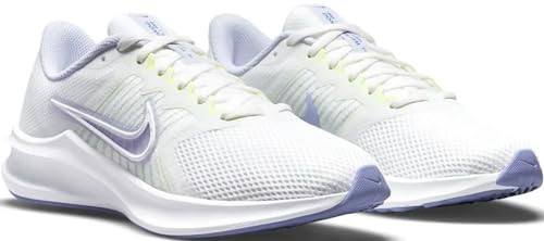 Nike Women's Downshifter 11 Sneaker, White Lime Ice 3413 102, 7 US