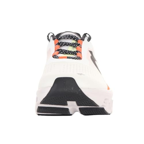 On Women's Cloudmonster 1 Running Shoes, Undyed-White/Flame, 8 US