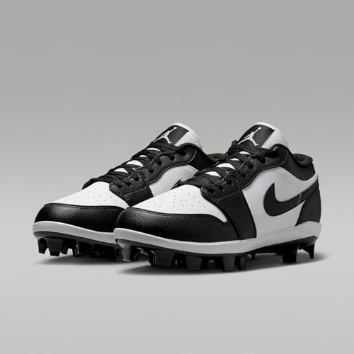 Jordan 1 Retro MCS Low Men's Baseball Cleats (White/Black/Black) Size 9