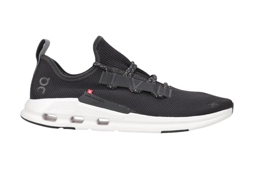 On Men's Cloudeasy Sneakers, Black/Rock, 10.5 Medium US