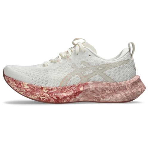 ASICS Women's Noosa TRI 16 Running Shoes, 9.5, Cream/Breeze
