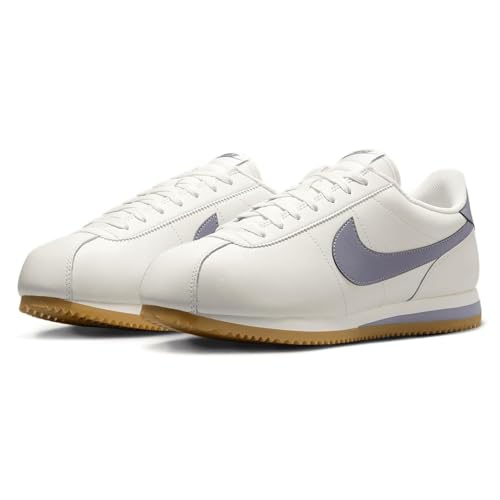 Nike Cortez Leather Men's Shoes (DM4044-111, Sail/Gum Yellow/Cement Grey) Size 9