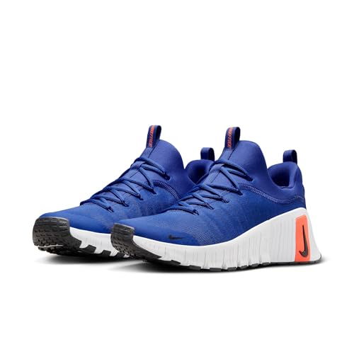 Nike Free Metcon 6 Men's Workout Shoes (FJ7127-401, Astronomy Blue/Hyper Crimson/Pale Ivory/Black) Size 11