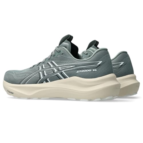 ASICS Men's GT-2000 14 Running Shoes, 11.5, Monument/White