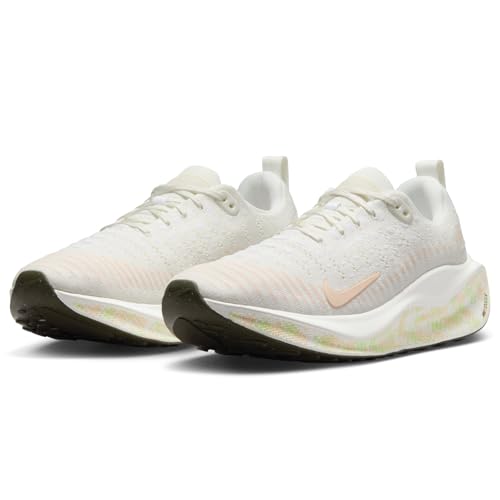 Nike InfinityRN 4 Women's Shoes (HJ7666-133, Sail/Vapor Green/Cargo Khaki/Crimson Tint) Size 6