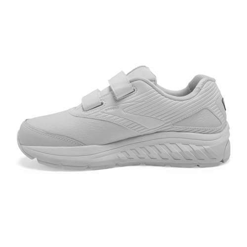 Brooks Women's, Addiction Walker V-Strap 2 Walking Shoe White 9.5 B