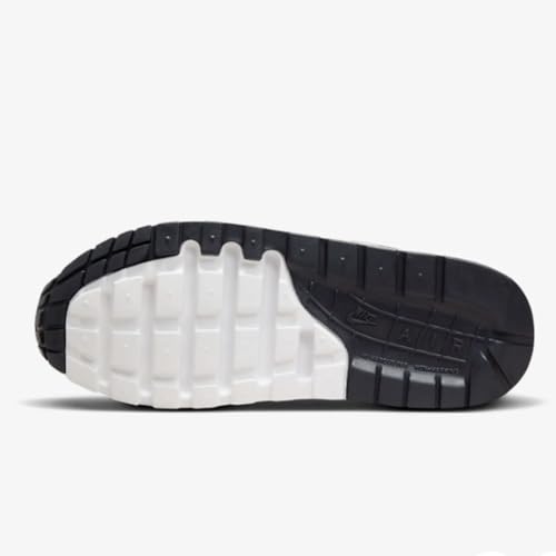 NIKE Air Max 1 Big Kids' Shoes (DZ3307-106,White/Black-Pure Platinum) Size 6.5