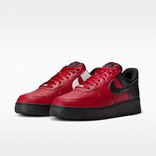 Nike Air Force 1 '07 LV8 Men's Shoes (Gym Red/Summit White/Black) Size 8
