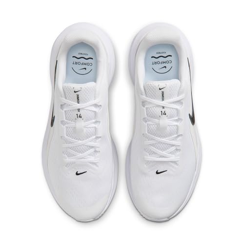 Nike Men's Downshifter 14 Wide, White/Black-Platinum Tint-Anthracite, 10.5
