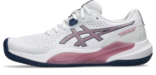 ASICS Women's Gel-Challenger 15 Clay Trainers, White Taro Purple, 9.5 US