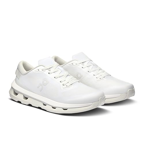 On Women's Cloudzone Sneakers, White | White, 8.5 Medium US