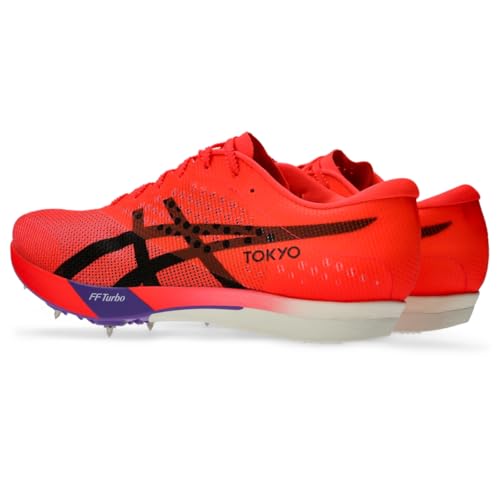 ASICS Unisex METASPEED LD LE 2 Track & Field, 7.5M / 9W, Flash RED/Black