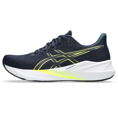 ASICS Men's VERSABLAST 4 Running Shoe, 14, Midnight/Citron