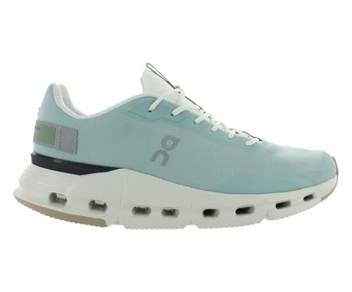 On Women's Cloudnova Form Sneakers Running Shoes (Mineral - Ivory, US Footwear Size System, Adult, Women, Numeric, Medium, 8)