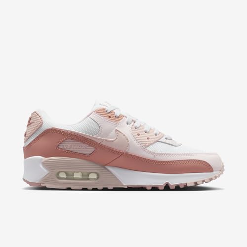 Nike Air Max 90 Women's Shoes (Particle Pink/Pearl Pink/Silt Red) Size 8
