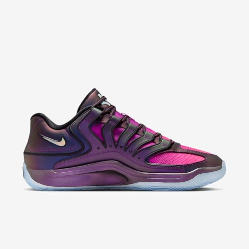 KD18 Unfinished Basketball Shoes (Vivid Purple/Black/Hyper Pink) Size 8