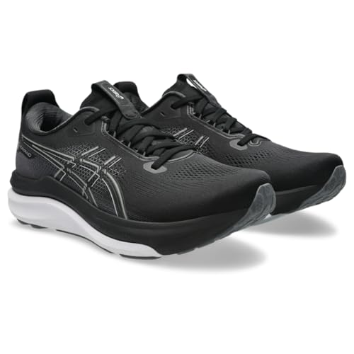 ASICS Men's Gel-Kayano 33 Running Shoes, 9, Black/White