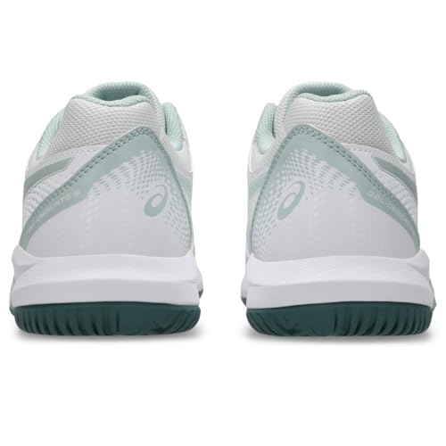 ASICS Men's Gel-Dedicate 8 Tennis Shoes, 9, White/Cold Moss