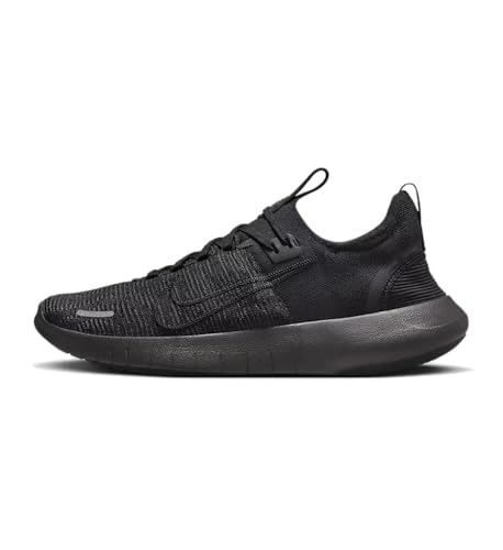 NIKE Free Run Next Nature Men's Trainers Running Shoes, Black Black Anthracite, 9