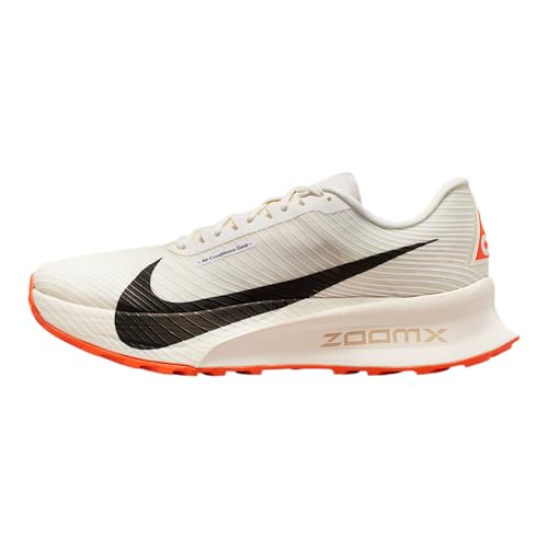 Nike ACG Ultrafly Trail Racing Shoes (Sail/White/Safety Orange/Black) Size 8