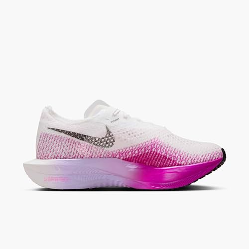 Nike Vaporfly 3 Women's Road Racing Shoes (DV4130-104, White/Vivid Purple/Purple) Size 8.5