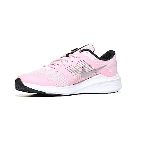 Nike Men's Downshifter 11 Walking Shoe, Pink Foam/Metallic Silver-Bla, X-Large UK, Pink Foam Metallic Silver Bla, X-Large
