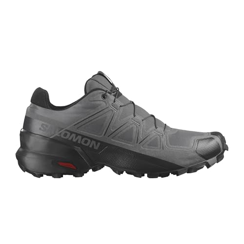 Salomon Men’s Speedcross Trail Running Shoes - Magnet/Black/Magnet - 12