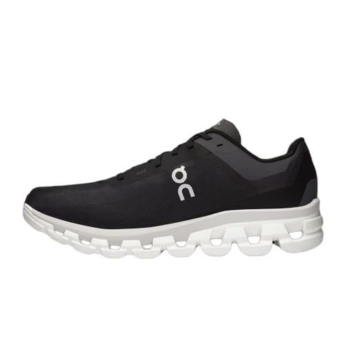 ON Cloudflow 4 Men's Road Running Shoes Sneakers (Black/White, US Footwear Size System, Adult, Men, Numeric, Medium, 9.5)