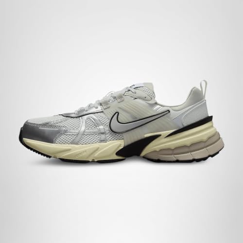 Nike V2K Run Shoes (HJ4497-100, Summit White/Pure Platinum/Light Iron Ore) Size 11.5