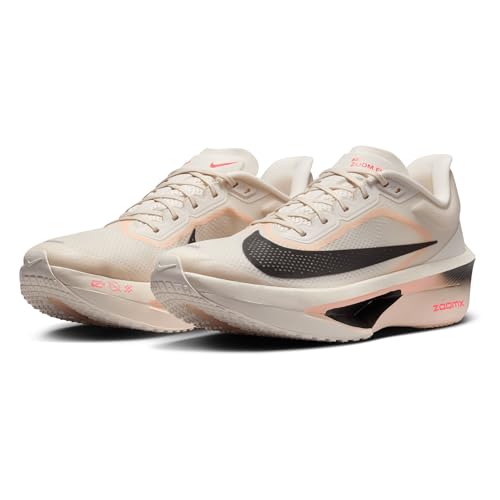 Nike Zoom Fly 6 Men's Road Running Shoe FN8454, Pale Ivory Black Crimson Tint Sail, 12 US