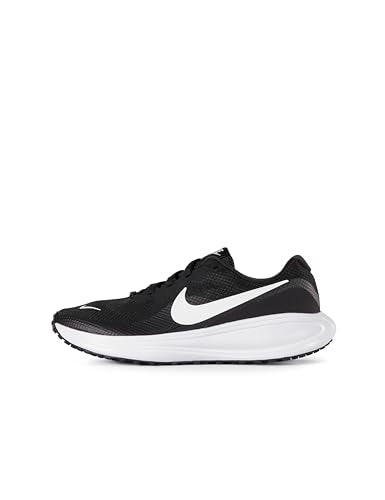 Nike Women's Revolution 8 Road Running Shoes, Black/White-Iron Grey, 12