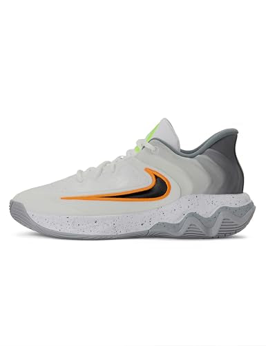 Nike Men's Giannis Immortality 4 Basketball Shoes, White/Black-Volt-Wolf Grey, 10