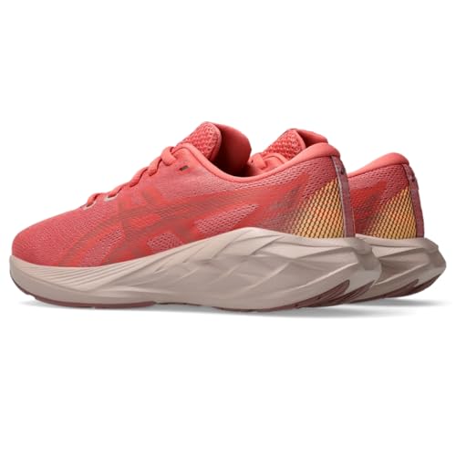 ASICS Kid's NOVABLAST 5 Grade School Running Shoe, 6, Dark Pink Clay/Rubble RED