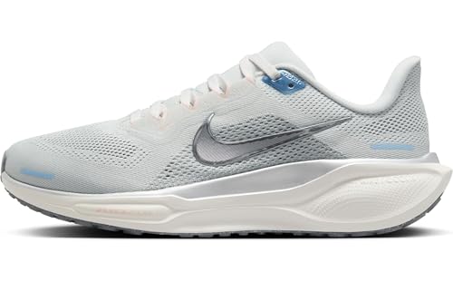 Nike Women's Pegasus 41 Photon Dust/Metallic Pewter/Sail/Echo Pink 8 Medium
