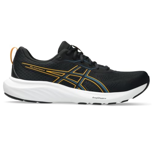 ASICS Men's Gel-Contend 9 Running Shoes, 14, Black/YAMABUKI