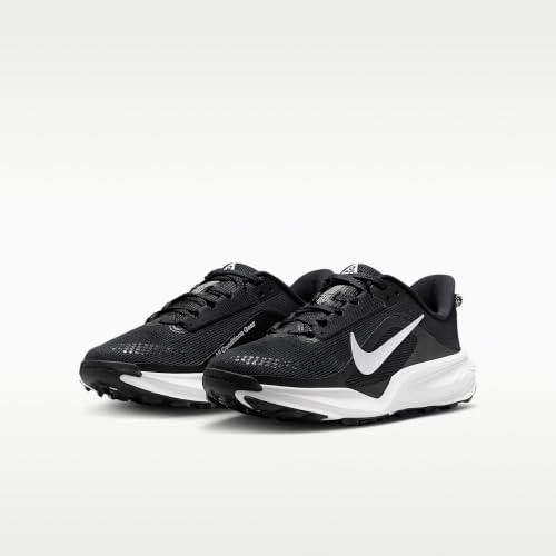 Nike ACG Pegasus Trail Junior Running Shoes (Black/Anthracite/Summit White) Size 2
