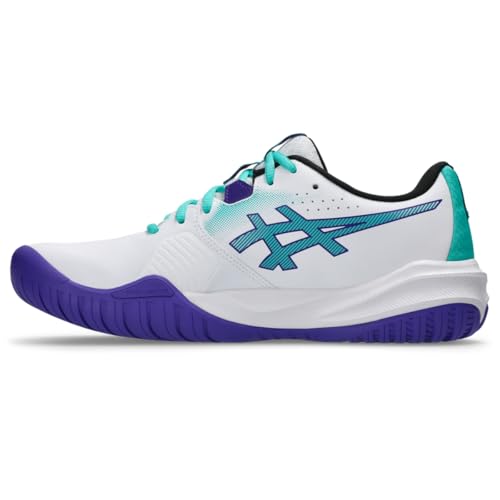 ASICS Men's Gel-Challenger 15 Tennis Shoes, 10, White/SEA Glass
