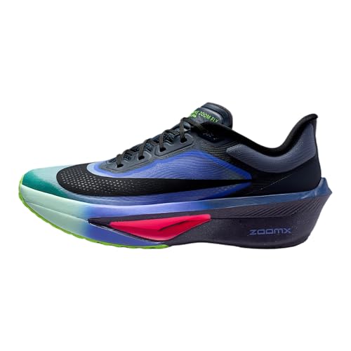 Nike Zoom Fly 6 Men's Road Running Shoes (Dark Obsidian/Racer Blue/Emerald Rise/Black) Size 9.5
