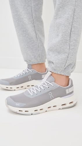 On Women's Cloudnova Form 2 Sneakers, Fog/Lavender, 9 Medium US